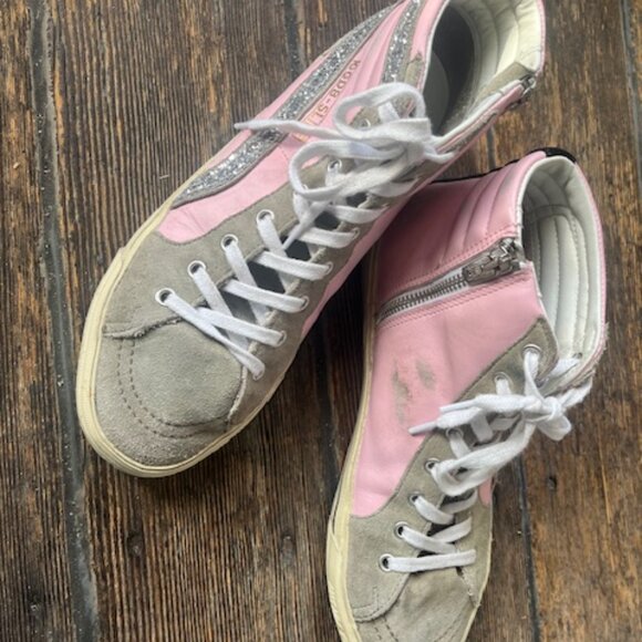 Golden Goose Leather Slide Classic-Pink - Picture 2 of 6